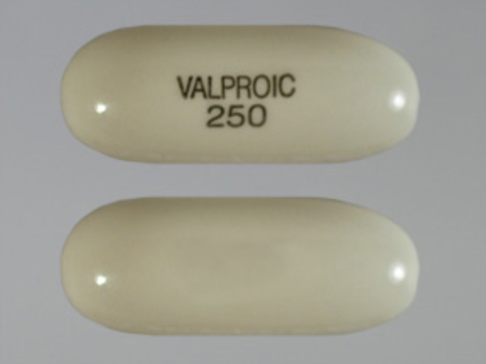 Rx Item-Valproic Acid 250Mg Cap 100 By Actavis Pharma Gen Depakene