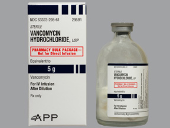 Rx Item-Vancomycin 5 Gm Vial By Fresenius Kabi USA Gen Vancocin
