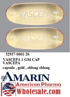 Rx Item-Vascepa 1 Gm icosapent ethyl Cap 120 By Amarin Pharma Ireland