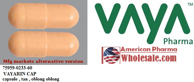 NDC 75959-0233-60 UPC/GTIN No.3-75959-23360-2 Mfg.Part No.23360