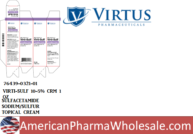 RX ITEM-Virti-Sulf 10 5%(W W) Cream 1 Oz By Virtus Pharma