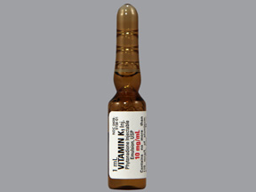 Rx Item-Vit K 10Mg/Ml Amp 25X1Ml By Hospira Worldwide