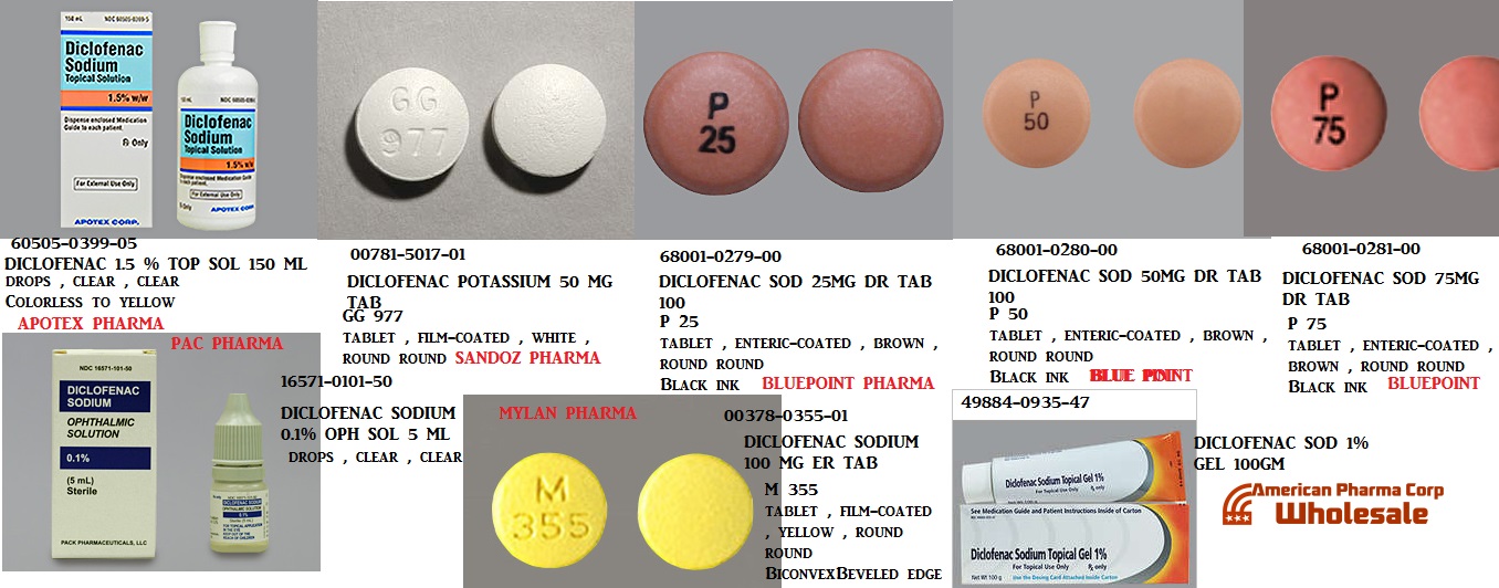 Rx Item-Diclofenac Sodium 50Mg Tab 100 By Carlsbad Technology