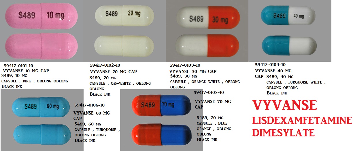 RX ITEMVyvanse 70Mg Cap 100 By Shire Pharma