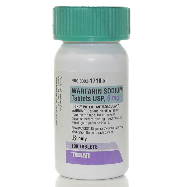 '.Warfarin 6Mg Tab 100 By Teva P.'