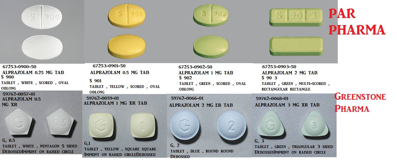 Who Sells Greenstone Alprazolam