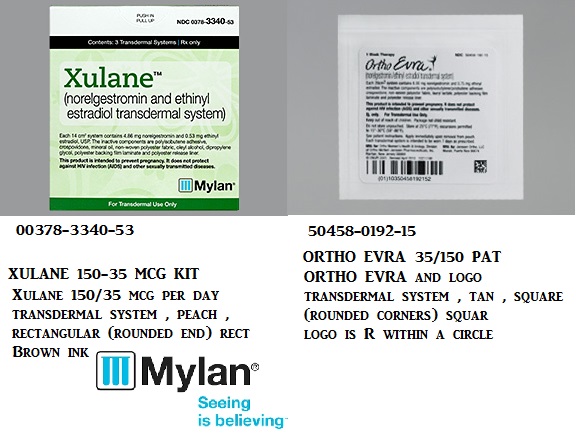 Rx Item-Xulane 150 35 24H Patch 3 By Mylan Pharma