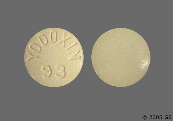 RX ITEM-Yodoxin 650Mg Tab 100 By Glenwood 