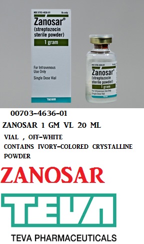 Rx Item-Zanosar 1 Gm Vial 20Ml By Teva Pharma