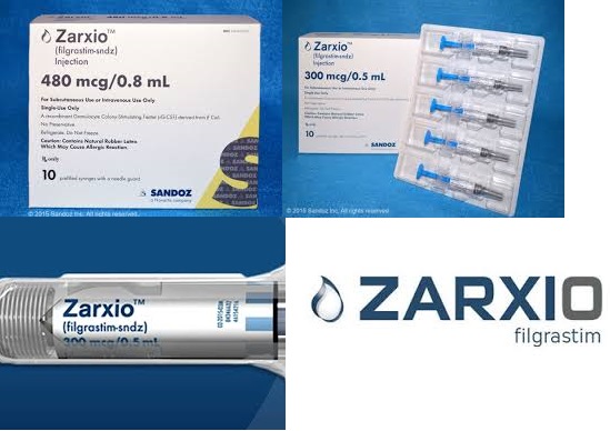 Rx Item-ZARXIO filgrastim-sndz INJECTION SYRINGE 300 MCG PFS 0.5 ML BY SANDOZ 