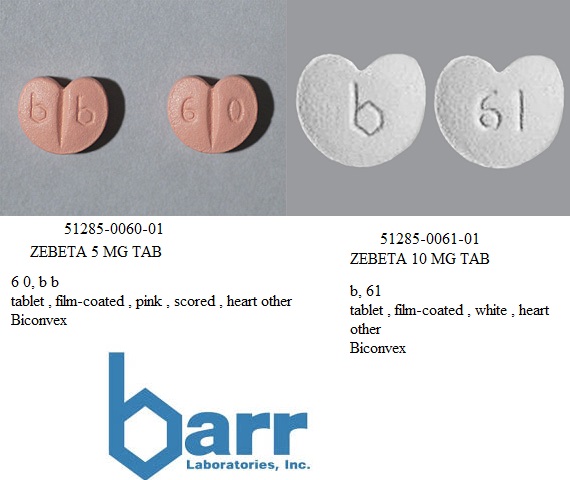 RX ITEM-Zebeta 10Mg Tab 30 By Teva Pharma 