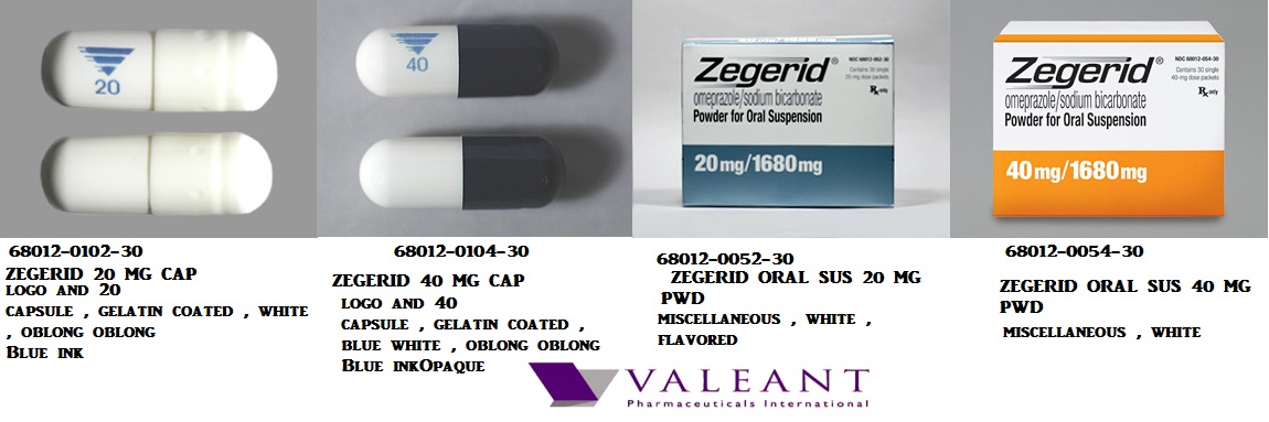 Rx Item-Zegerid 20Mg 1.1G Cap 30 By Valeant Pharma