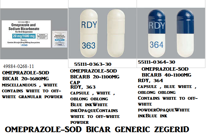 '.Zegerid 20Mg 1.1G Cap 30 By Valeant Phar.'