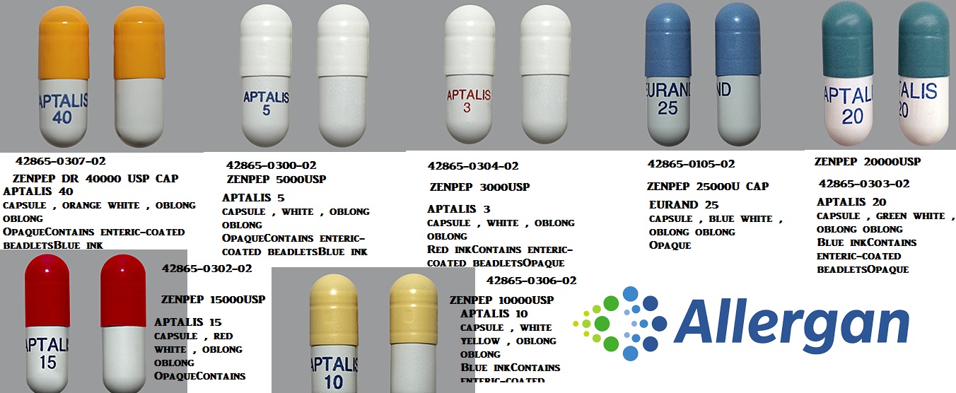 Rx Item-Zenpep 20 68 109K Cap 100 By Actavis Pharma