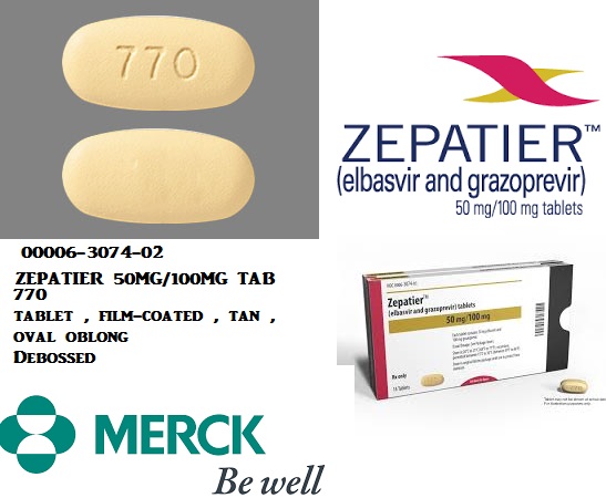 Rx Item-Zepatier elbasvir/grazoprevir ORAL 50Mg/100Mg Tab 28 By Merck & Co.