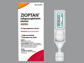 Rx Item-Zioptan TAFLUPROST OPHTH Sol 0.0015% Dpt REFRIGERATED 30 By Akorn Pharma