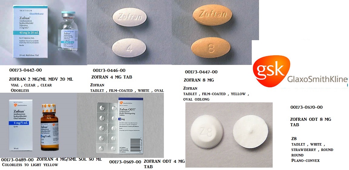 RX ITEM-Zofran 8Mg Tab 100 By Glaxosmithkline Rx