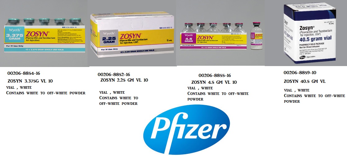 '.Piperacillin Sodium-Tazobactam 3.375 G A.'