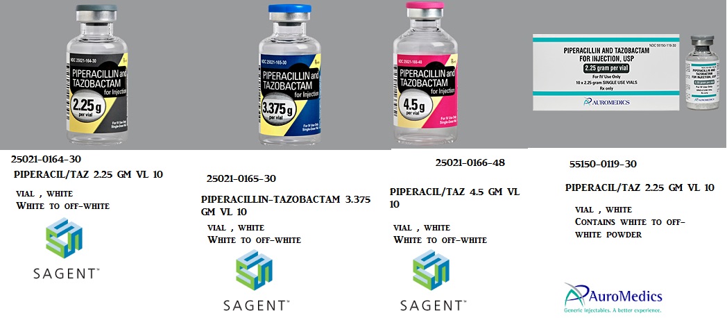 Rx Item-Piperacillin Sodium-Tazobactam 3.375 G Adv 10 By Hospira Worldwide
