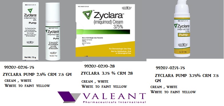 Rx Item-Zyclara 2.5% Cream 7.5Gm By Valeant Pharma