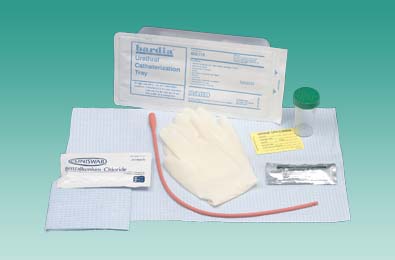 BARD Catheter Tray W/Plastic BARD Catheter 14Fr