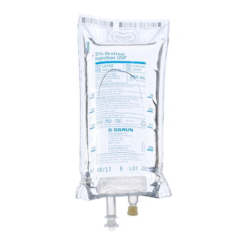 Dextrose 5 Injection 250ml Bag