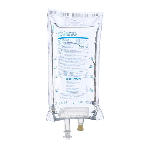 Dextrose 5% Injection 250ml Bag