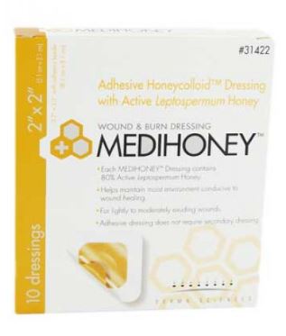 Medihoney Adhesive 2X2