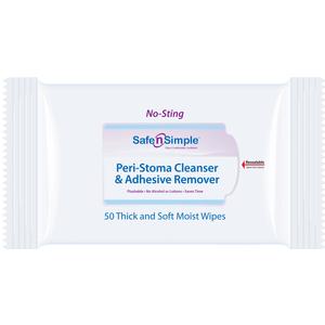 Safensimple Sns00525 Peri- Stoma Adhesive Remover Wipe 12X50 (600)