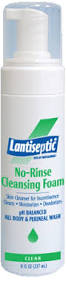Lantiseptic No Rinse Perineal Cleansing Foam 8 oz .