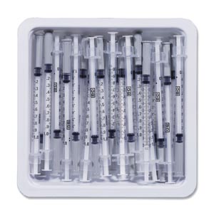 BD Syringe & Needle 27G X 3/8 1cc Allergy