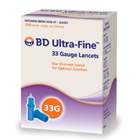 BD Ultra-Fine 33 Lancets 33 Gauge