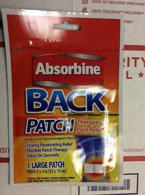 Absorbine Jr. Ultra Strength Pain Relief Patch Each Item No.:OTCd413036-E NDC No.: UPC No.: 8-89476-41336-7 Item Description: External Muscle/Joint Pain Rel Other Name:Absorbine Jr Therapeutic Code: T