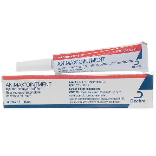 Animax Ointment 15ml Ointment By Dechra Pet Rx(Vet)