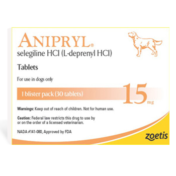 Anipryl Tablets 15mg 30# 30 Tab By Zoetis Pet Rx(Vet)