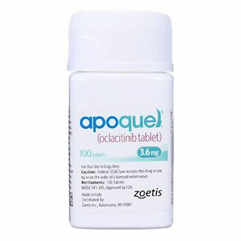 Apoquel 3.6mg 100 Tab By Zoetis Pet Rx(Vet)