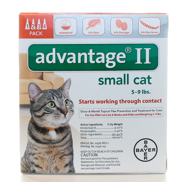 Advantage Cat 5-9 Lb #4 OTC 4 Sl By Bayer Pet Otc(Vet)