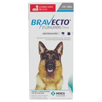 Bravecto Dog 1000mg 44-88 Lb 1 Chw By Merck Pet Rx(Vet)