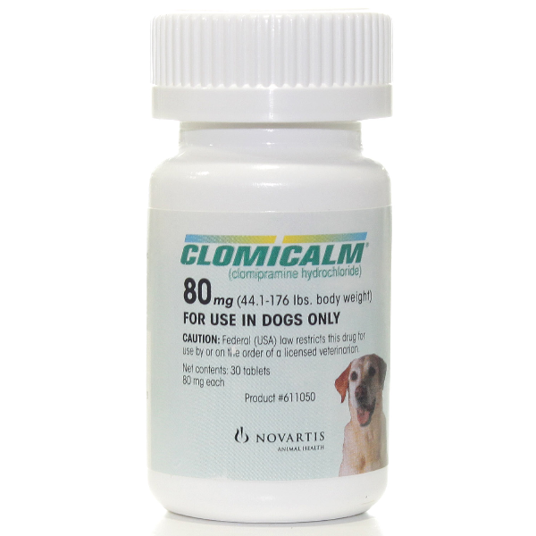Clomicalm Tablets 80mg 30# 30 Tab By Novartis Pet Rx(Vet) Clomicalm Tablets 80mg 30# 30 Tab By Novartis Pet Rx(Vet)
