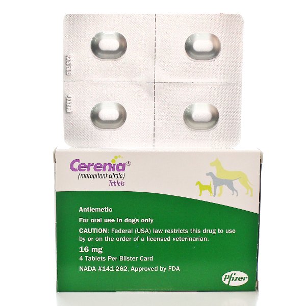 Cerenia Tablets 16mg 4 4 Tab By Pfizer Pet Rx(Vet)
