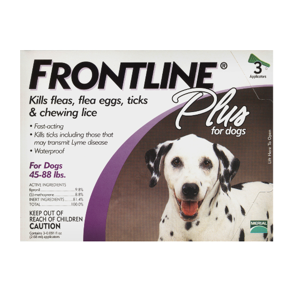 Frontline Plus 3Mos Large Dog OTC 3 Sl By Merial Pet Otc(Vet)