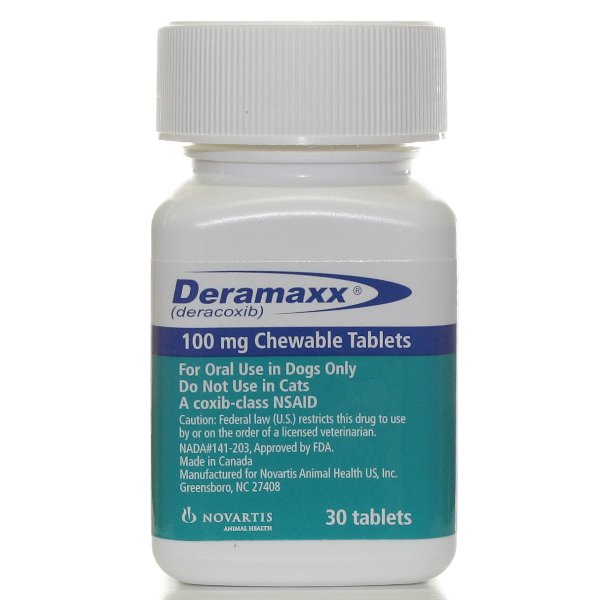 Deramaxx Tabs 100mg 30# 30 Tab By Novartis Pet Rx(Vet)