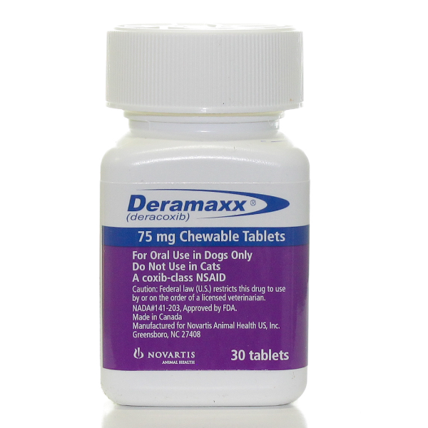 Deramaxx Tabs 75mg 30# 30 Tab By Novartis Pet Rx(Vet)