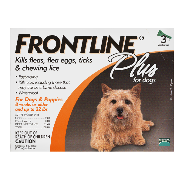 Frontline Plus 3Mos Small Dog OTC 3 Sl By Merial Pet Otc(Vet)