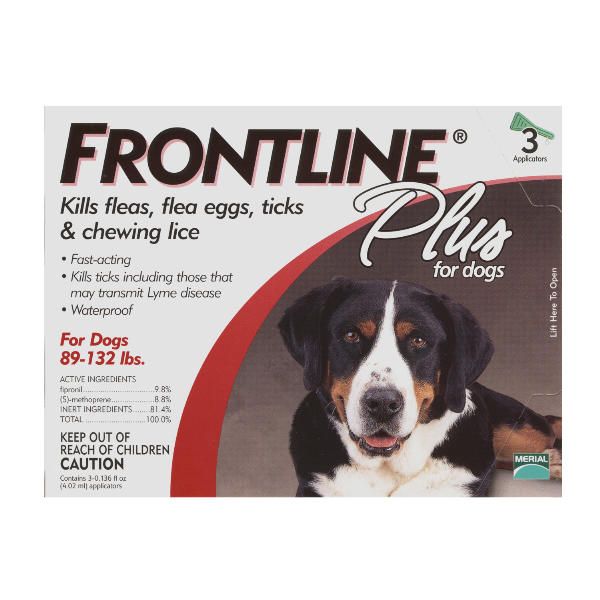 Frontline Plus 3Mos XL Dog OTC 3 Sl By Merial Pet Otc(Vet)