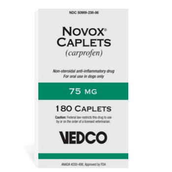 Novox 75mg Caplets 180 Cap By Vedco Pet Rx(Vet)