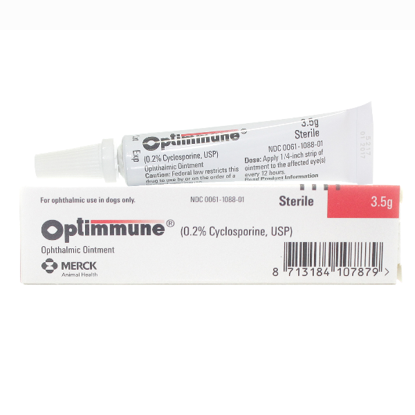 Optimmune Ointment 3. 5gm 3. 5gm Ointment By Merck Pet Rx(Vet)