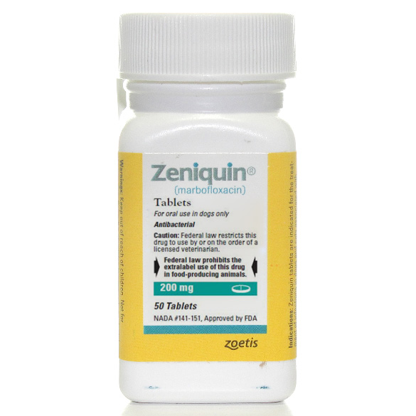 Zeniquin Tab 200mg 50 50 Tab By Zoetis Pet Rx(Vet)