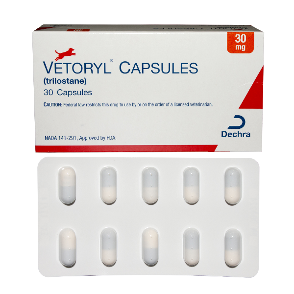 Vetoryl Capsules 30mg 30# 30 Cap By Dechra Pet Rx(Vet)