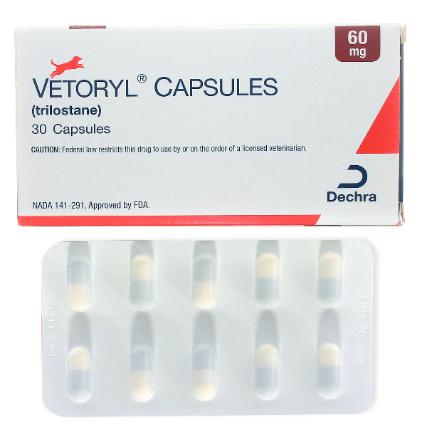 Vetoryl Capsules 60mg 30# 30 Cap By Dechra Pet Rx(Vet)